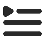 Playlist SVG Icon